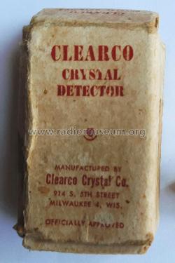 Crystal Detector ; Clearco Crystal Co.; (ID = 2946418) Radio part