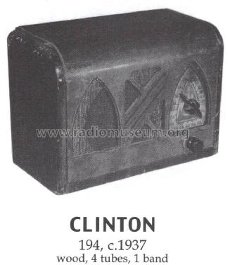 194 ; Clinton Mfg.Co.; (ID = 1404090) Radio