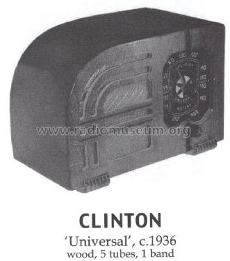 Universal ; Clinton Mfg.Co.; (ID = 1404096) Radio