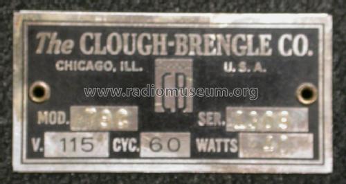 Beat Frequency Audio Oscillator 79C; Clough-Brengle Co., (ID = 1085151) Equipment