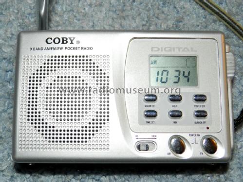 Rádio Portátil Coby Am/fm Digital Cx9