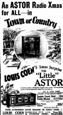 Little Astor ; Coen, Louis, (ID = 1840445) Radio