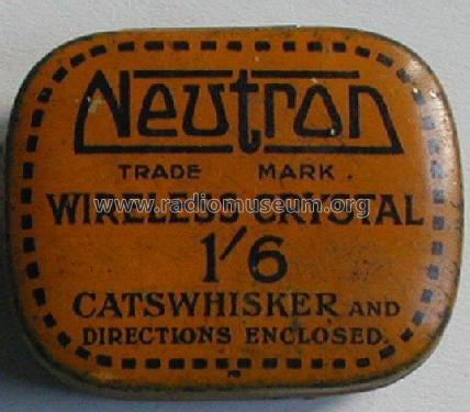 Radio Crystal ; Neutron Ltd.; London (ID = 1840443) Bauteil