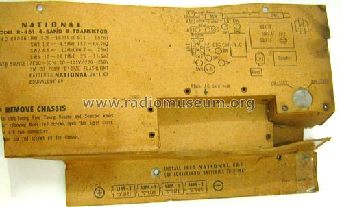 National 4 Band- 8 Transistor R-461; Cofard Ltd., Tehran (ID = 1353798) Radio