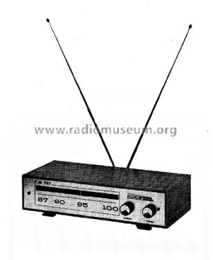 Cogekit Tuner à transistors FM 707; Cogerel; Dijon (ID = 2739026) Radio