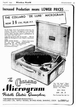 De Luxe Microgram ; Collaro Ltd.; (ID = 3084301) R-Player