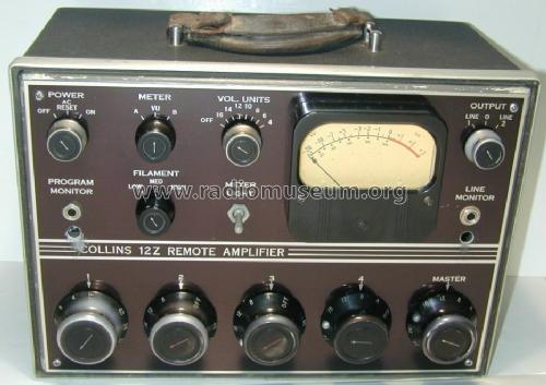 Remote Amplifier 12Z-2; Collins Radio (ID = 1238351) Ampl/Mixer