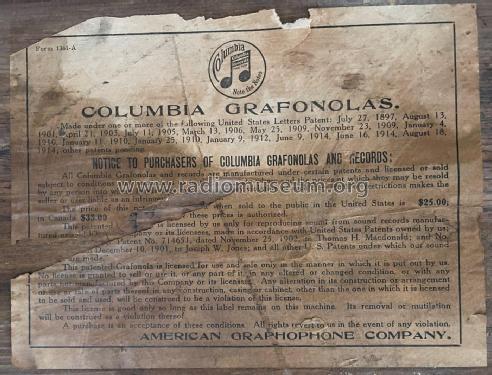 Grafonola B? ; Columbia Phonograph, (ID = 3076713) TalkingM