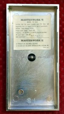 Masterwork Transceiver TC-500; Columbia Records (ID = 2417383) CB-Funk