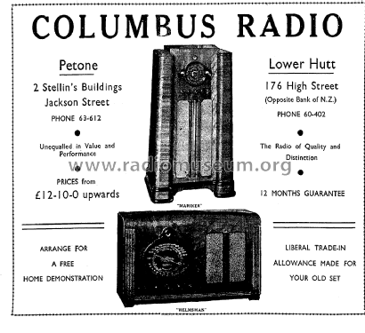 Columbus 36; Columbus Brand; (ID = 2824448) Radio