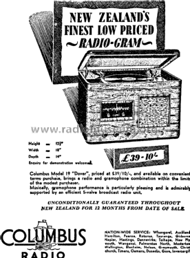 Dover 19; Columbus Brand; (ID = 2765810) Radio