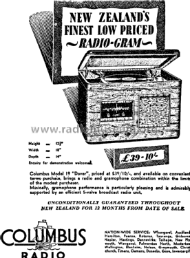 Dover 19R; Columbus Brand; (ID = 2765812) Radio