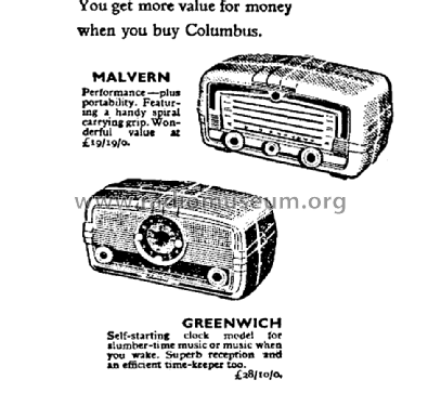 Greenwich 563A; Columbus Brand; (ID = 2767705) Radio