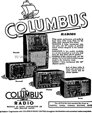 Sherwood 166M; Columbus Brand; (ID = 2765559) Radio