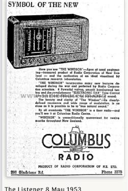 91 Windsor ; Columbus Brand; (ID = 2779659) Radio