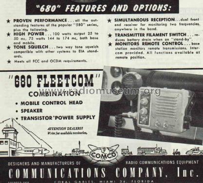 Fleetcom 680; Comco, (ID = 2059711) Commercial TRX