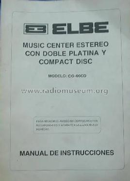 ELBE Music Center Estéreo CO-60CD; Comercial Radio (ID = 2421024) Radio