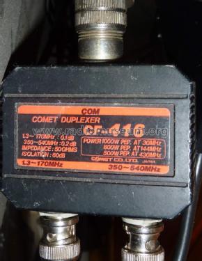 Duplexer CF-416 Amateur-D Comet Co., Ltd.; Saitama, build 1985