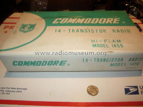 14 Transistor Hi-Fi 1450; Commodore Import (ID = 2300193) Radio