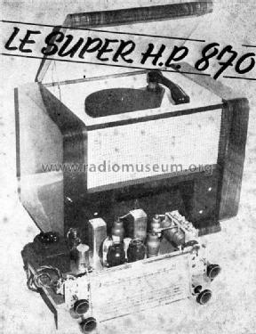 HP870; Comptoir MB (ID = 1739028) Radio