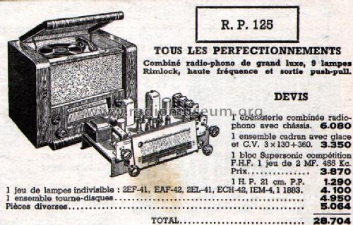 RP125; Comptoir MB (ID = 580244) Radio