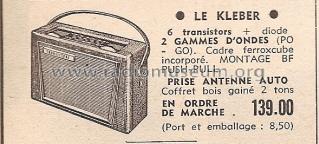 Le Kleber ; Comptoirs (ID = 507781) Radio