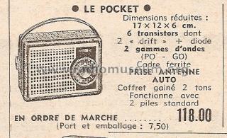 Le Pocket ; Comptoirs (ID = 507776) Radio