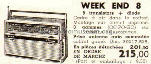 Week End 8; Comptoirs (ID = 531469) Radio