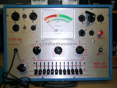 Tube Tester 224; Conar Instruments; (ID = 879475) Equipment