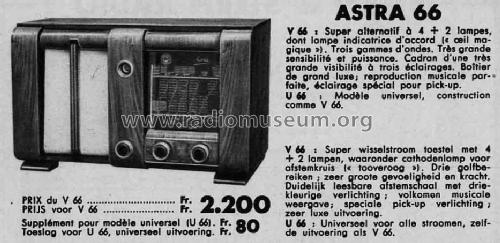 Astra U66; Stern & Stern Radio (ID = 1164230) Radio