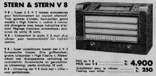 V8; Stern & Stern Radio (ID = 1164181) Radio