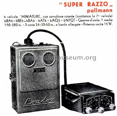 Super Razzo ; Condor Ing. Gallo; (ID = 740344) Car Radio