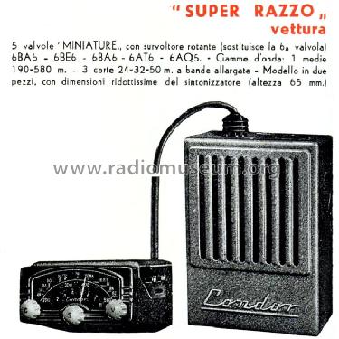 Super Razzo ; Condor Ing. Gallo; (ID = 738804) Car Radio