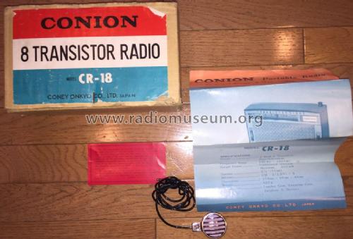 Transistor Eight CR-18; Coney Onkyo Co. Ltd. (ID = 2375158) Radio