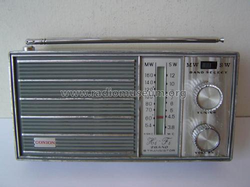 Hi-Fi 2 Band 8 Transistor CR-85 ; Coney Onkyo Co. Ltd. (ID = 335224) Radio