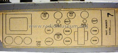 Organ Amplifier 590927; Conn, C.G. (ID = 1795209) Ampl/Mixer