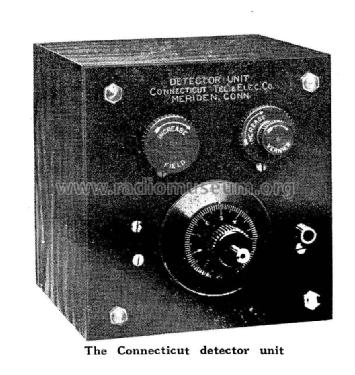 Connecticut Detector Unit ; Connecticut (ID = 1001277) mod-pre26