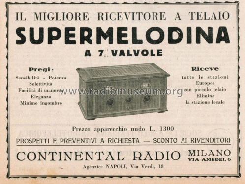 Supermelodina ; Conrad - Continental (ID = 2678882) Radio