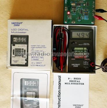 Voltcraft - LCD Digital Multitester 2000; Conrad Electronic (ID = 1835607) Equipment