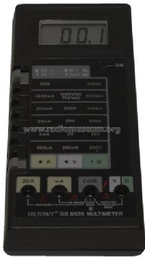 Digital Multimeter GS6520; Conrad Electronic (ID = 585557) Equipment