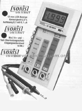 NORIS-LCD-Digital Multimeter HC-601; Conrad Electronic (ID = 541652) Equipment