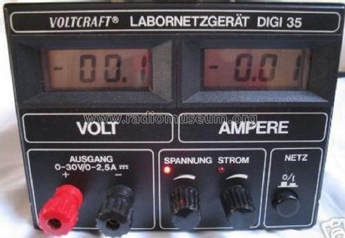 Voltcraft Labornetzgerät DIGI 35; Conrad Electronic (ID = 296093) Aliment.