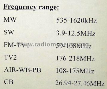 Voyager RY-630; Conrad Electronic (ID = 746102) Radio