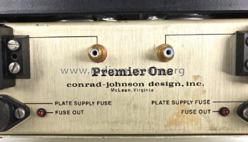 Premier One ; Conrad-Johnson (ID = 2842565) Ampl/Mixer