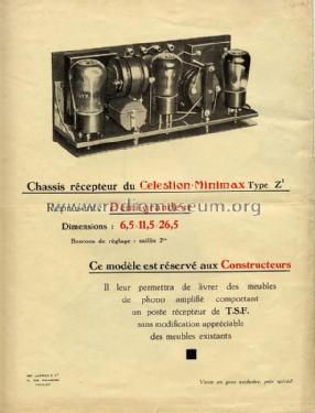 Châssis Celestion-Minimax Z3 ; Constable, Constable (ID = 2595750) Radio