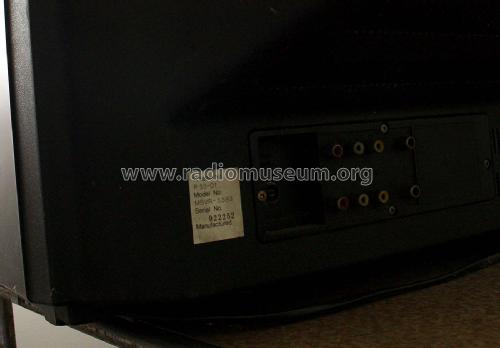 Flat square pseudo st. Colour TV receiver MSVR-5383 Ch= P53-01; Contec; Hong Kong (ID = 3042388) Television