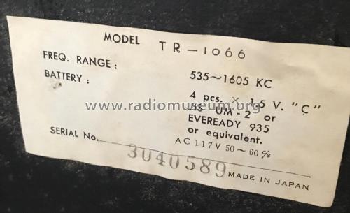 Dual Power Ten Transistors TR-1066; Continental (ID = 2950859) Radio