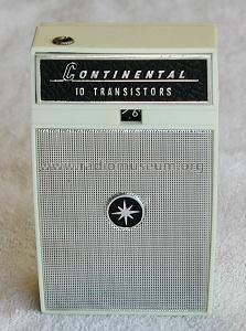 10 Transistors TR-1085; Continental (ID = 261338) Radio