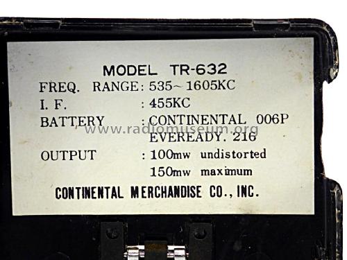 TR-632 ; Continental (ID = 2261138) Radio