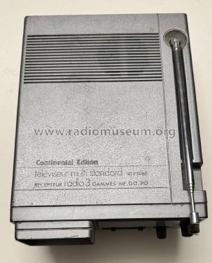 Combiné Mini T.V-Radio RTV 5060; Continental Edison, (ID = 3002404) TV-Radio